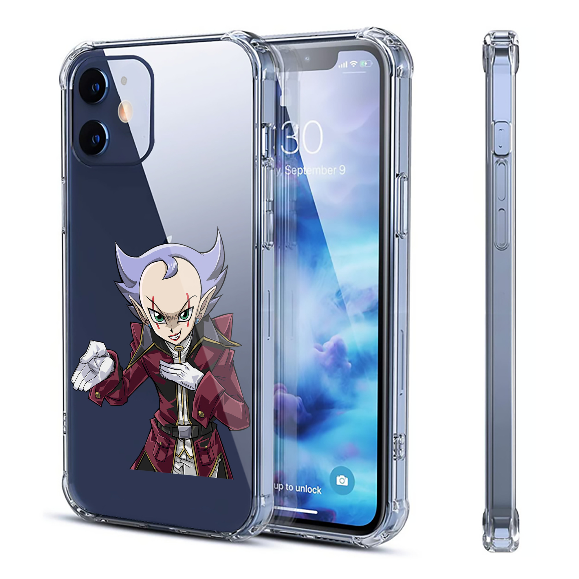 （画像用） 遊☆戯☆王 Yu-Gi-Oh! 【iPhone 12シリーズ対応】透明スマホケース（クリアソフトケース）